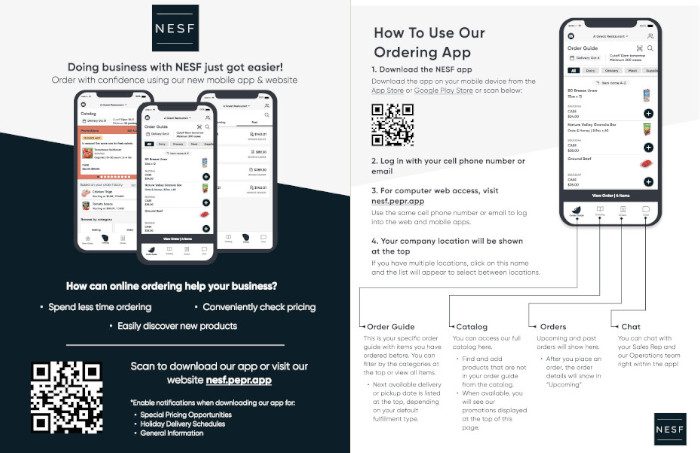 New NESF Store App